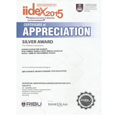 Awards — Award1